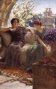 Sir Lawrence Alma-Tadema,OM.RA,RWS, Unwelcome Confidence